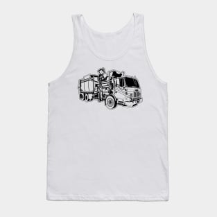 Side Loader Garbage Truck Tank Top